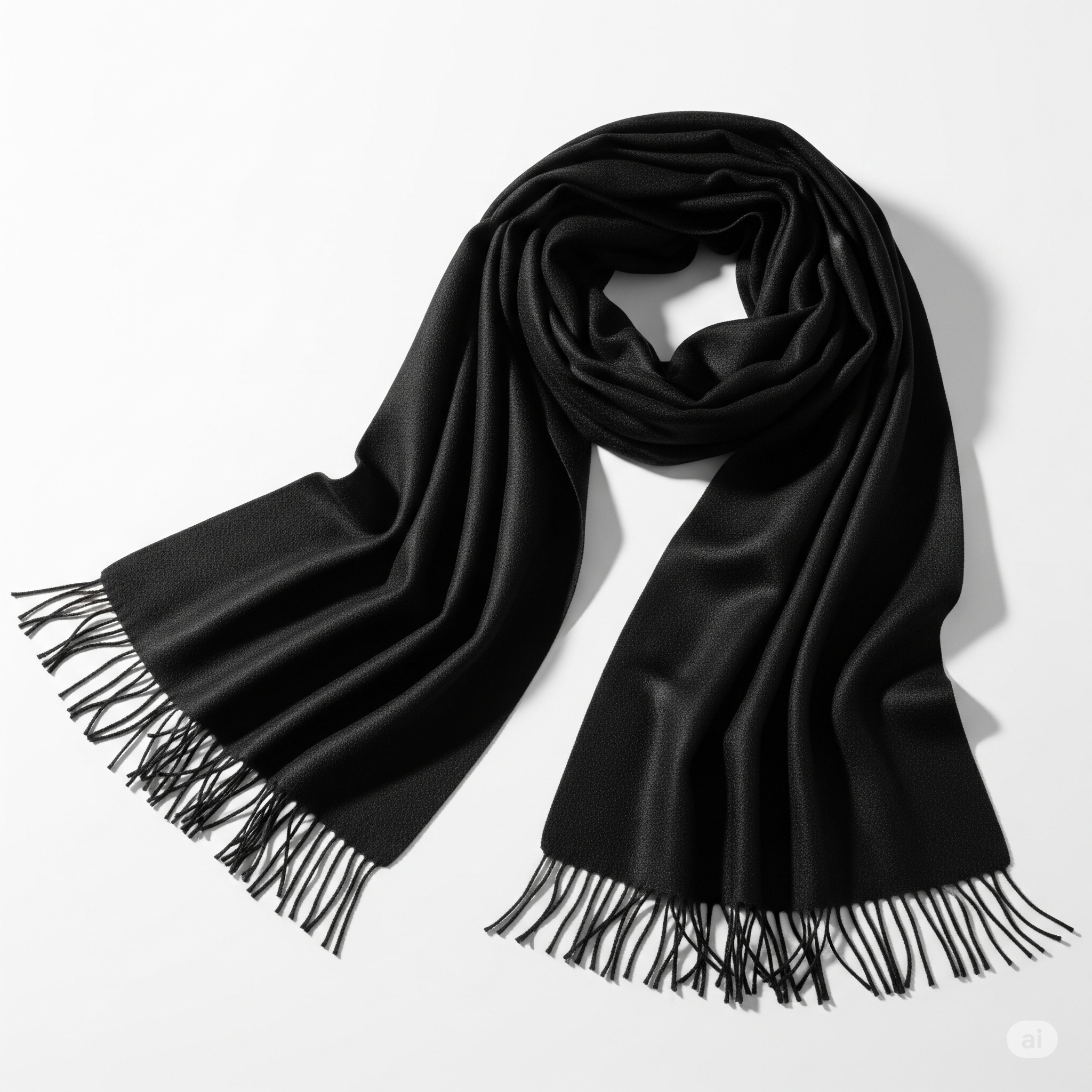 Luxury Black Scarf